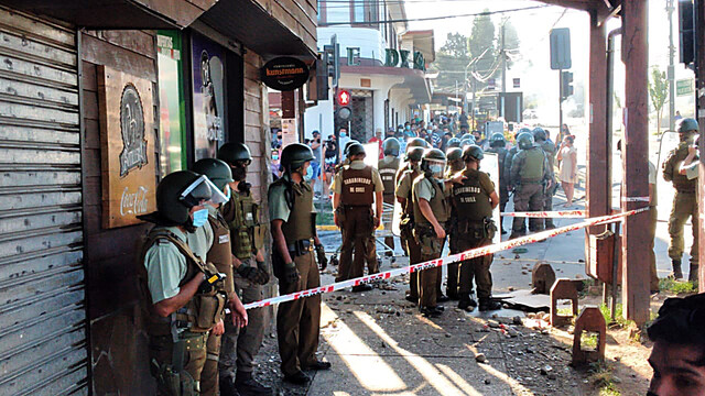 VIDEOS. Registran manifestaciones en Panguipulli tras ...