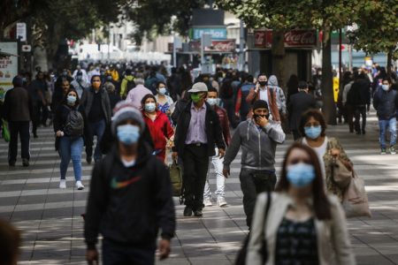 Paseo Ahumada. Foto: Agencia Uno.